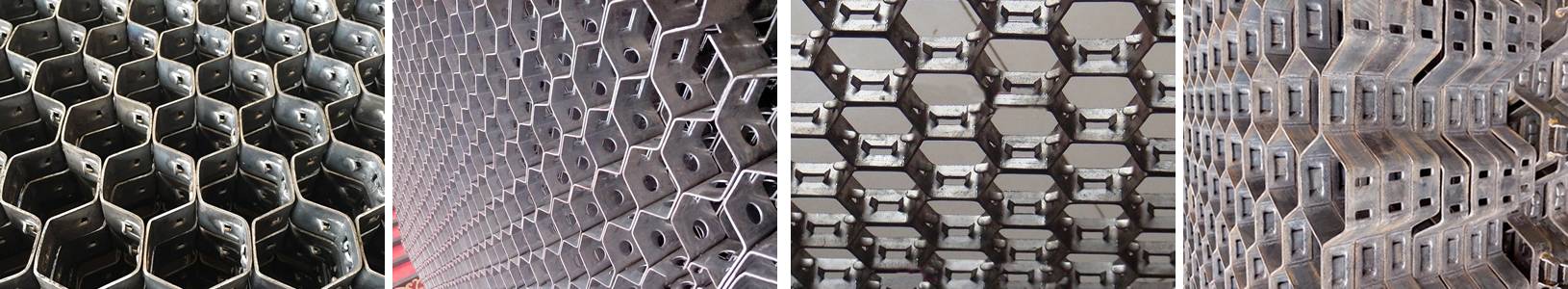 The picture shows hex steel products jigsaw.